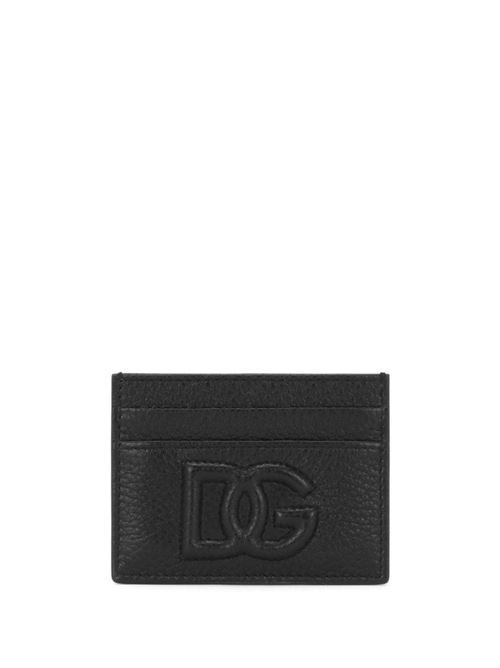 Embossed-logo leather cardholder Dolce & Gabbana | BP0330AT48980999